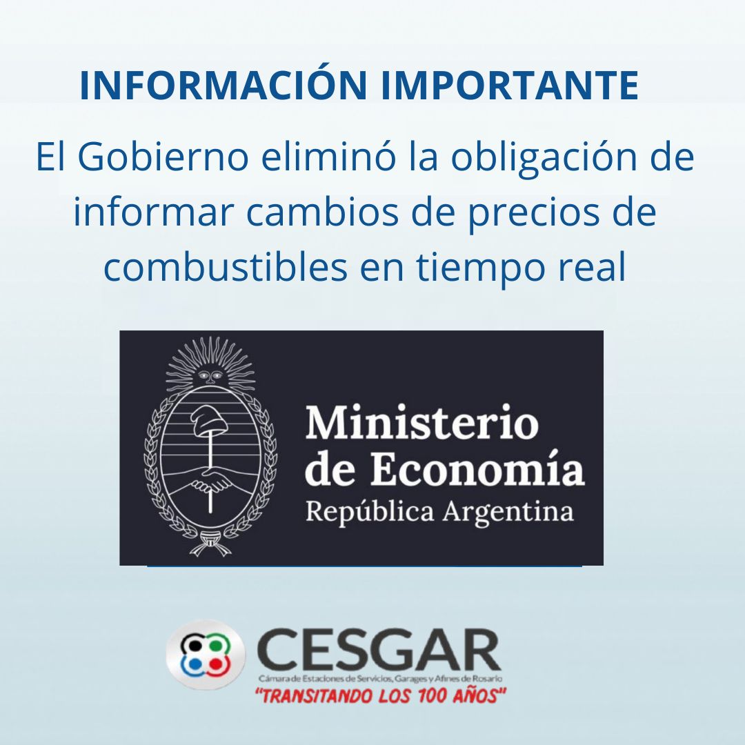 El Gobierno eliminó la obligación de informar cambios de precios de combustibles en tiempo real