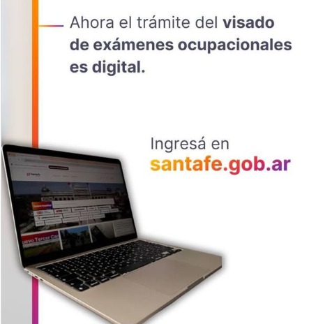 Faeni - Cesgar - Comunicado MTEySS de la Provincia Sta. Fe - INSTRUCTIVO PARA EL VISADO DE EXÁMENES OCUPACIONALES DIGITAL
