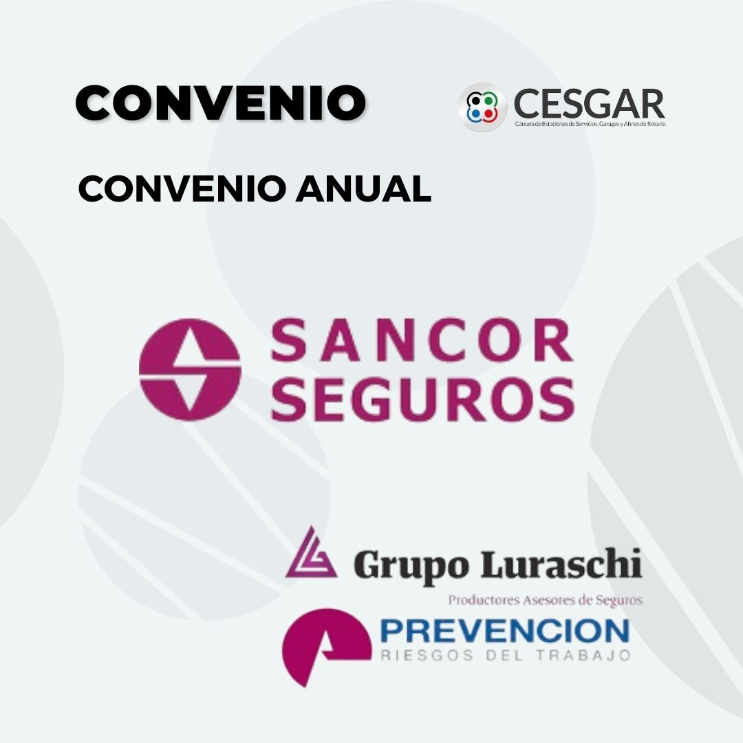 Renovación del convenio con Grupo Luraschi, Prevención ART y CESGAR.
