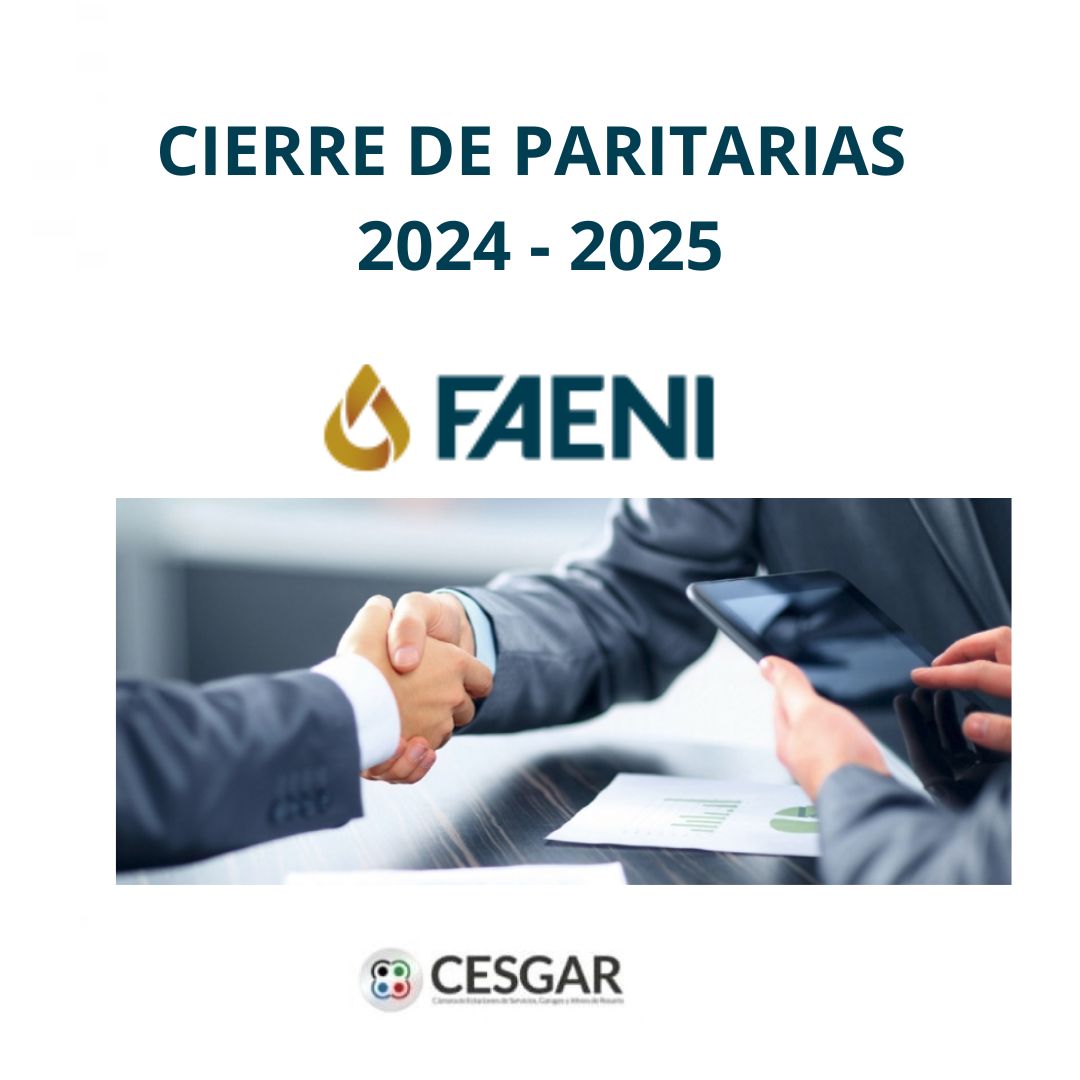 Cierre de paritarias 2024-2025