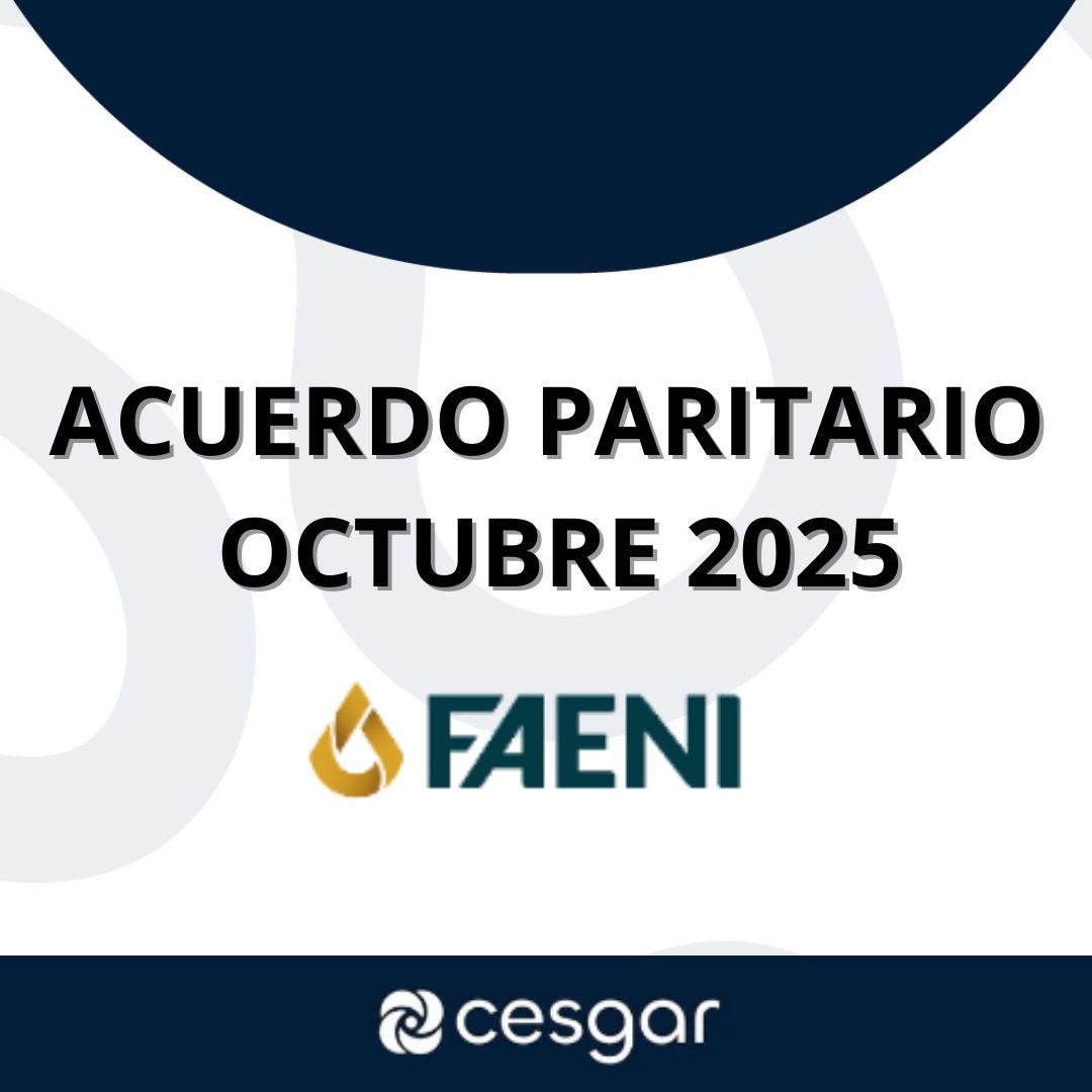Acuerdo Paritario Octubre 2025
